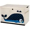 Image de Coffre À Jouets Baleine Bleu