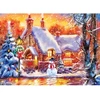 Image de Holiday - Le Chalet du Bonhomme de Neige - Glitter Puzzle 500 Pièces Master Pieces