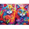 Image de Colorize - Moustaches Arc-En-Ciel 1000 Pièces Master Pieces