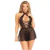 Image de Nuisette babydoll 87206 dentelle noir