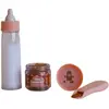 Image de Coffret Repas Petit Pot Et Biberon Magiques Pour Poupée Pain D'épices Blanc, Marron, Rose