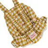 Image de Porte Bébé Pour Poupée Vichy Camel Blanc, Marron, Rose