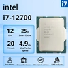 Image de Processeur Intel Core i7-12700 i7-12700 CPU LGA 1700 12 coeurs, sans refroidisseur
