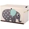 Image de Coffre À Jouets Eléphant Gris