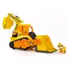 Image de Rubble & Crew - Grand Bulldozer Avec Effets Sonores Et Lumineux Et Figurine Rubble Jaune