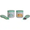 Image de Duo De Glaces Pour Poupée Blanc, Vert