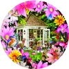 Image de Abri de Jardin en Fleur 500 Pièces SunsOut