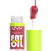 Image de NYX Professional Makeup Fat Oil Lip Drip Brillant à Lèvres Hydratation 12 H Finition Non Collante [4,8 ml] (Différentes Teintes) - Chillin' Like a Villain