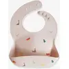 Image de Bavoir avec r ©cup ©rateur en silicone multicolore