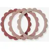 Image de Lot de 3 bracelets de dentition Fleur - rose