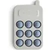 Image de Pop It En Silicone Téléphone Blanc, Bleu