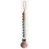 Image de Cordon attache-sucette Eva en silicone gris/vert