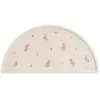 Image de Set De Table En Silicone Pink Flowers Ecru, Rose