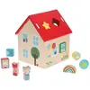 Image de Maison Trieuse De Formes En Bois   Jeu D’éveil Dès 18 Mois Multicolor