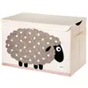 Image de Coffre À Jouets Mouton Gris