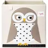Image de Cube De Rangement Chouette Gris