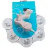 Image de Multiprise Articulee Quirky 5 Prises Avec Interrupteur Blanche - Cable 1.2m