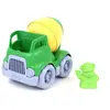 Image de Camion Bétonnière Écologique Avec Figurine   Jouet De Chantier En Plastique Recyclé Green;yellow