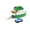 Image de Ferry Boat Avec 2 Mini Voitures   Jouet De Bain En Plastique Recyclé Green