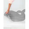Image de Tapis de bain baleine Moby gris