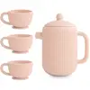 Image de Ensemble De Jeu Thé En Silicone Cambridge Blue (4 Pièces) Rose