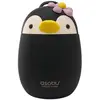 Image de Boîte Repas Isotherme Bestie Foodie Pingouin (600 Ml) Noir, Blanc, Jaune