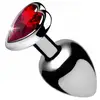 Image de Plug Anal Métal Bijou Red Heart Large
