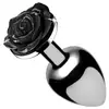 Image de Plug Anal Métal Bijou Black Rose Medium