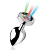 Image de Plug anal métal lumineux Light Up large