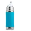 Image de Biberon À Bec En Inox 325 Ml - Aqua Bleu