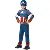 Image de Déguisement Captain America Enfant Bleu
