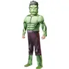 Image de Déguisement Hulk Avec Muscles Rembourrés Vert
