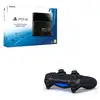 Image de Console PS4 Sony 1 To Noire + Manette Sony Dual Shock 4 PS4 - Bon état en occasion ou reconditionné