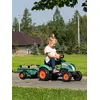 Image de Tracteur À Pédales Avec Remorque Vert Vintage