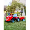 Image de Porteur Tracteur Avec Remorque Rouge Et Bleu