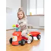 Image de Porteur Tracteur Avec Remorque Rouge