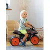 Image de Draisienne Moto Street Avec Roues Silencieuses Gris Anthracite Et Orange