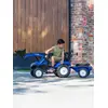 Image de Tractopelle À Pédales Avec Remorque Bleu New Holland