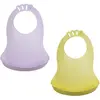 Image de Lot De 2 Bavoirs Bibou Jaune