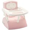 Image de Rehausseur De Chaise Bébé Évolutif 2 En 1 Rose Poudré