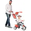 Image de Tricycle Baby Balade Orange Et Gris