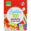 Image de Batibloc Couleur 100 Planchettes Rouge