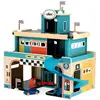 Image de Garage En Bois Vintage Vilacity Bleu