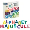 Image de Magnets Alphabet Majuscule 77 Pcs Beige
