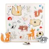 Image de Encastrement En Bois Animaux De La Forêt Beige