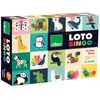Image de Loto En Bois Animaux Arc-en-ciel Beige