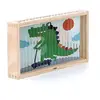 Image de Puzzle 4d Les Animaux Noir