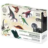 Image de Coffret De 21 Magnets Dinosaures Beige