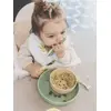 Image de Set repas silicone Azur Sophie la girafe - VULLI olive