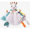Image de Doudou Sophie la girafe attache sucette VULLI beige